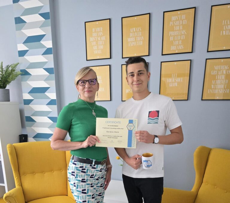 Tehetségprogram végzett Márk és mentora